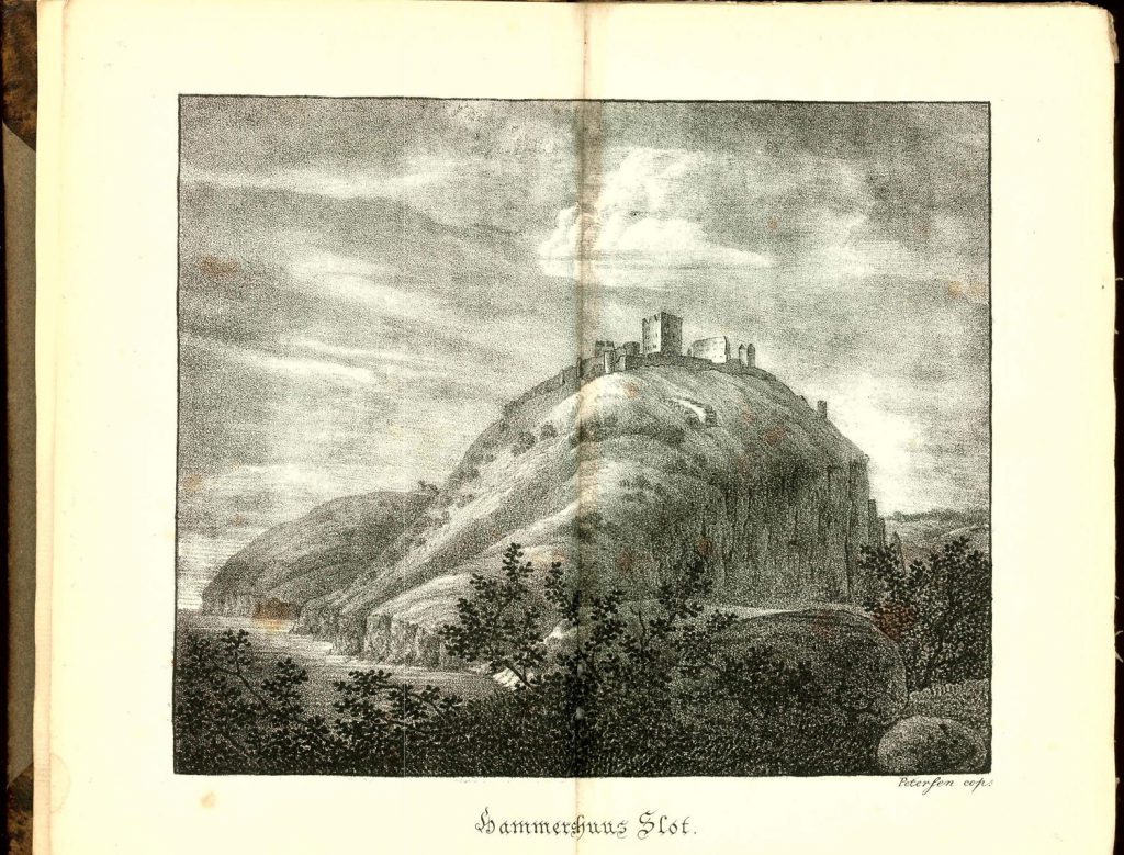 1815 Rejsen til Bornholm Hammershusstik