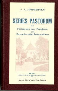 1907 Series pastorum JA Joergensen forside